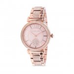 Michael Kors Abbey Quartz Crystal Pink Dial Ladies Watch MK4617