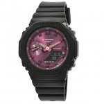 Casio G-SHOCK Alarm World Time Quartz Analog-Digital Pink Dial Ladies Watch GMA-S2100RB-1A