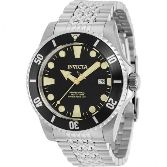 Invicta 39755 Men\'s Pro Diver Automatic Date Silver Steel Watch