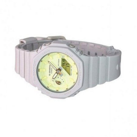 Casio G-Shock Nature's Colour Series Analog Digital Yellow Dial Quartz GMA-S2100NC-4A 200M Women's Watch