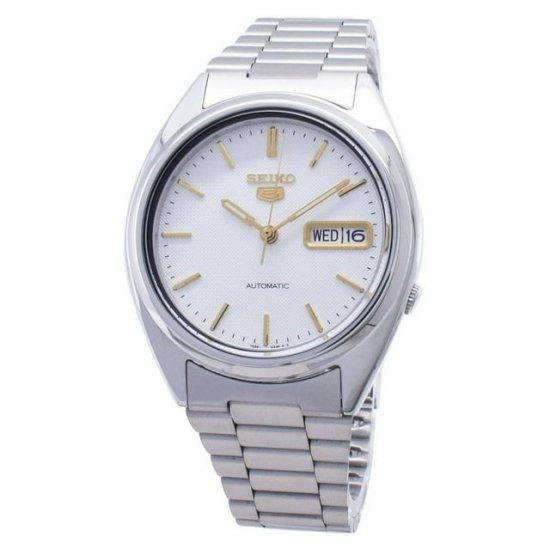 Seiko Automatic White Dial Men\'s Watch SNXG47K1