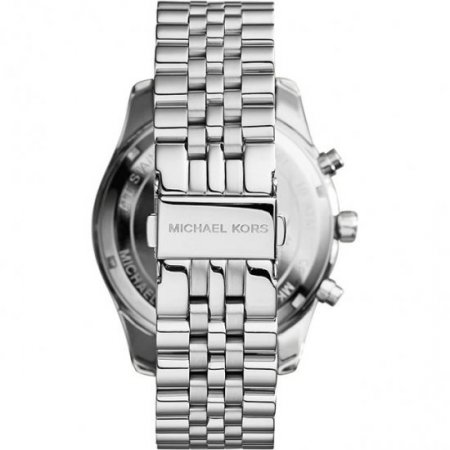 MICHAEL KORS Lexington Chronograph Silver Dial Men's Watch MK8405