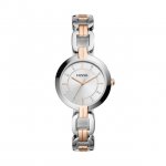 Fossil Outlet Women's Kerrigan Three-Hand, Stainless Steel Watch, BQ3341