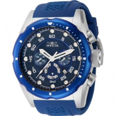 Invicta Speedway Chronograph GMT Date Quartz Blue Dial Men's Watch 41560