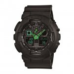 Casio Men's XL Series G-Shock Quartz 200M WR Shock Resistant Resin Color: Black (Model GA-100C-1A3CR)