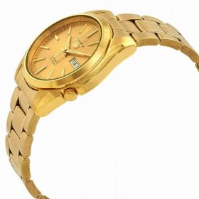 Seiko Men's Series 5 Automatic Gold Dial Watch SNKL48