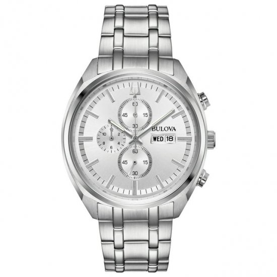 Bulova Men\'s Stainless Steel Chronograph Watch