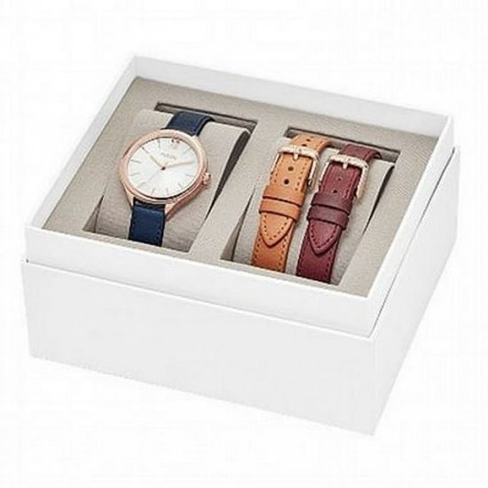 Bq3300set Suitor Three-hand Interchangeable Strap Gift Set Watch