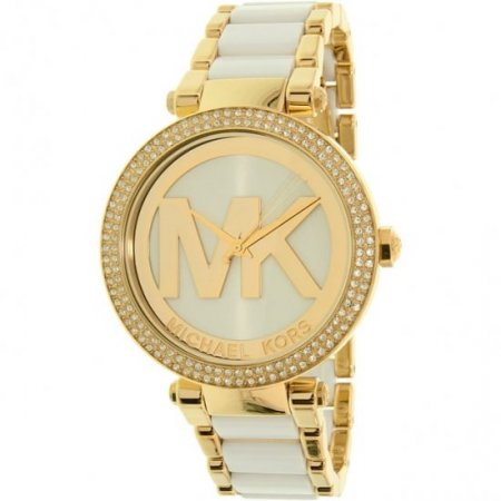 Michael Kors Women's Parker MK6313 Gold Stainless-Steel Quartz Fashion Watch