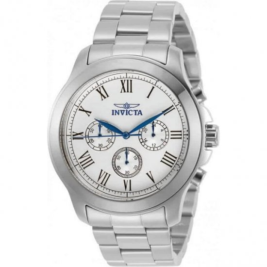 INVICTA Watch 21657 Stainless Steel Quartz Male Silver