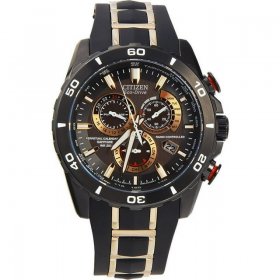 Citizen Men's AT4029-01E Perpetual Chrono A-T Japanese Quartz Black Watch