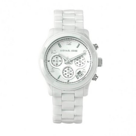 Michael Kors Women's Chronograph Runway Watch White MK5161