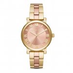 Michael Kors Norie Quartz Movement Rose Gold Dial Ladies Watch MK3586