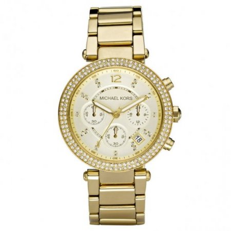 Michael Kors Women's Mini Parker Watch Quartz Mineral Crystal MK6056