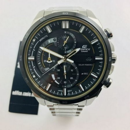 Casio EQS600DB-1A9 Men's Edifice Chronograph Black Dial Watch