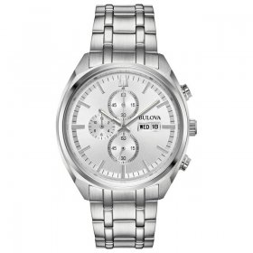 Bulova Men's Stainless Steel Chronograph Watch