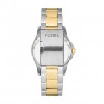 Fossil Blue Three-Hand Date Two-Tone Stainless Steel Watch