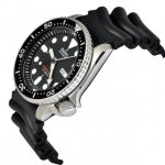 Seiko Men's Automatic Black Dial Black Rubber Watch SKX007J1