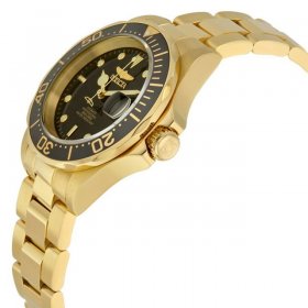 Invicta Pro Diver Automatic Black Dial Gold-plated Men's Watch 8929