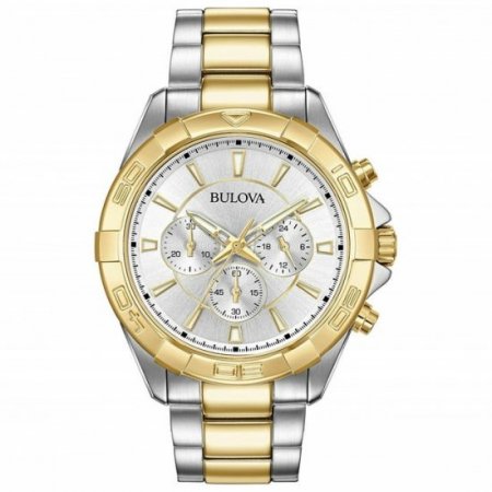 Bulova Men's Two-Tone Stainless Steel Chronograph Watch - 98A221