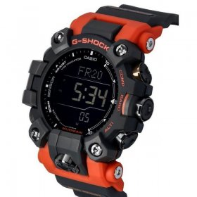 Casio G-Shock Mudman Master Of G-Land Digital Orange And Black Resin Strap Solar GW-9500-1A4 200M Men's Watch