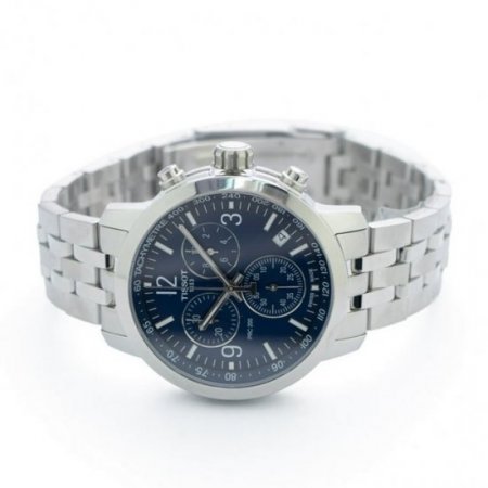 Tissot PRC 200 Chronograph Quartz Blue Dial Men's Watch T114.417.11.047.00