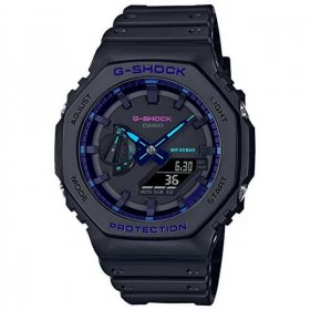 CASIO watch G-SHOCK GA-2100VB-1A Anadigi men's overseas model