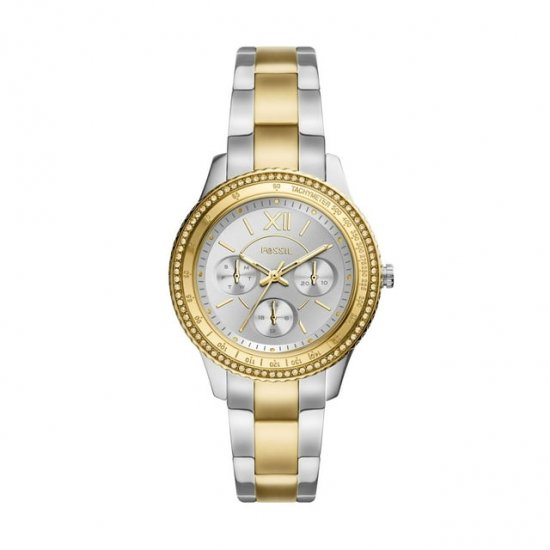 Fossil Women\'s Stella Sport Multifunction Two-Tone Stainless Steel Watch