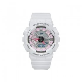 Pre-owned Casio G Shock Pink Analog-Digital Lady Watch GMAS110MP-7A (Good)