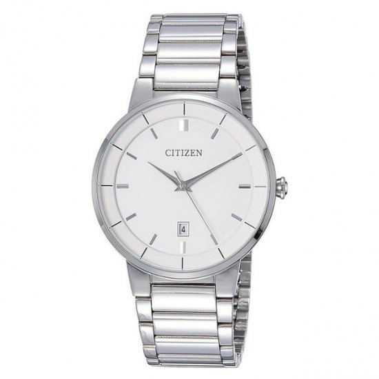 Citizen BI5010-59A Men\'s Quartz Steel Bracelet White Dial Watch