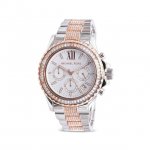 Michael Kors Everest Chronograph Quartz White Dial Two-tone Ladies Watch MK6975