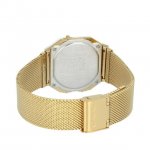 Casio Women's Super Slim Gold Tone Resin/Stainless Steel Mesh Watch A700WMG-9A