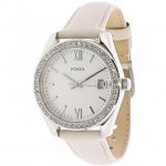 Fossil Women's Scarlette ES4555 Silver Leather Japanese Quartz Fashion Watch