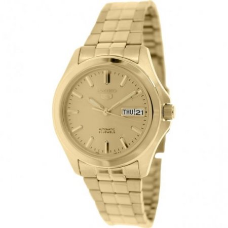 Seiko Men's 5 Automatic SNKK98K Gold Stainless-Steel Self Wind Fashion Watch