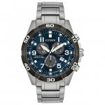 Citizen Men's Eco-Drive Perpetual Calendar Chronograph Titanium Watch BL5558-58L