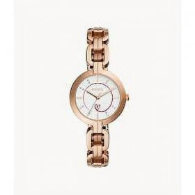 Fossil BQ3857 Kerrigan Three-Hand Rose Gold-Tone Stainless Steel Watch