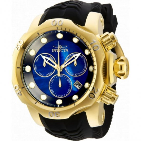 Invicta Venom Chronograph Quartz Blue Dial Men\'s Watch 32614