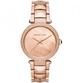 Michael Kors Women's Parker Crystallized Rose Gold Watch MK6426