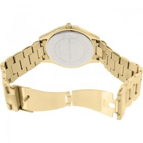 Michael Kors Women's Slim Runway MK3264 Gold Stainless-Steel Quartz Fashion Watch