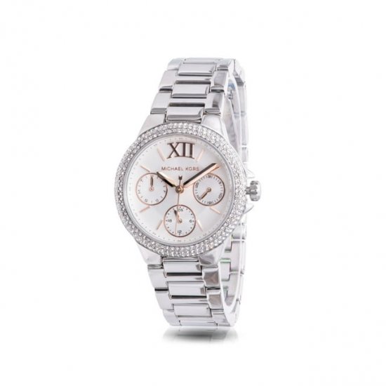 Michael Kors Camille Chronograph Quartz Crystal White Dial Ladies Watch MK7198