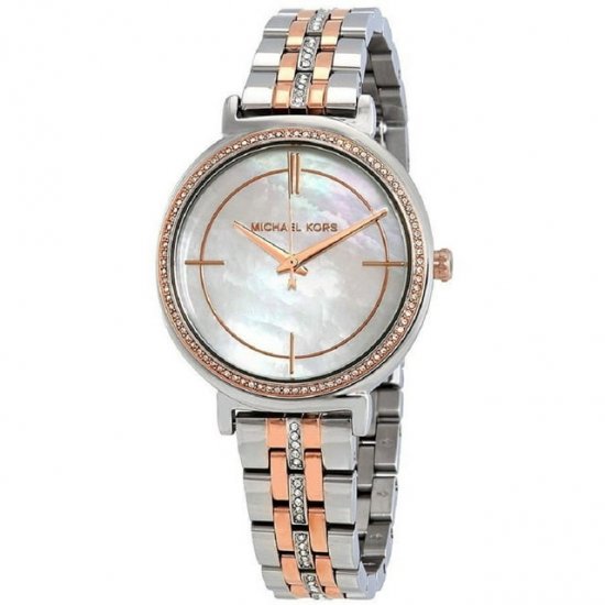 Michael Kors Cinthia Quartz Movement Mother Of Pearl Dial Ladies Watch MK3831