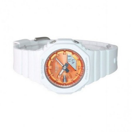 Casio G-Shock Analog Digital Seasonal Collection 2023 Orange Dial Quartz GMA-S2100WS-7A 200M Women's Watch