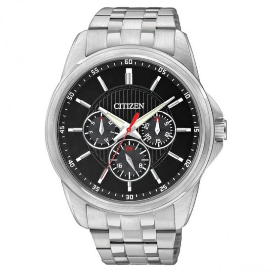 Citizen Men\'s Eco-Drive Classic Quartz Stainless Steel Watch AG8340-58E