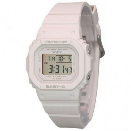 Casio Baby-G Digital Beige Pink Resin Strap Quartz BGD-565U-4 100M Women's Watch