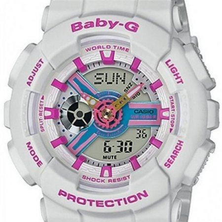 Casio Baby-G Neo Retro Colors BA-110NR-8A Grey Resin Band Watch