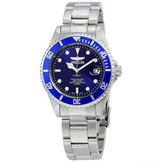 Invicta Mako Pro Diver Blue Dial Men\'s Stainless Steel Watch 9204OB