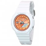 Casio G-Shock Analog Digital Seasonal Collection 2023 Orange Dial Quartz GMA-S2100WS-7A 200M Women's Watch