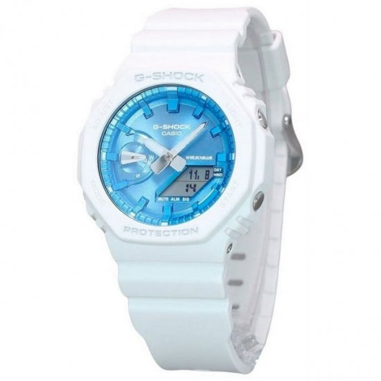 Casio G-Shock Seasonal Collection 2023 Analog Digital Blue Dial Quartz GA-2100WS-7A 200M Men\'s Watch