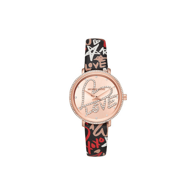 Michael Kors Mini Pyper Steel 32mm Pink Dial Quartz Ladies Watch MK2848