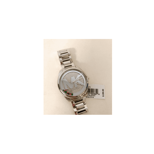 MICHAEL KORS JANELLE SILVER CRYSTALS PAVE WOMEN'S MK7311 WATCH